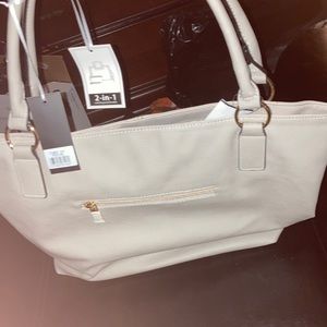Laterre purse with wallet tan new
